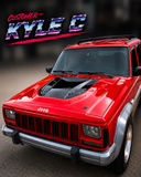 XJ MJ Rubicon Race Hood (VERSION 2)